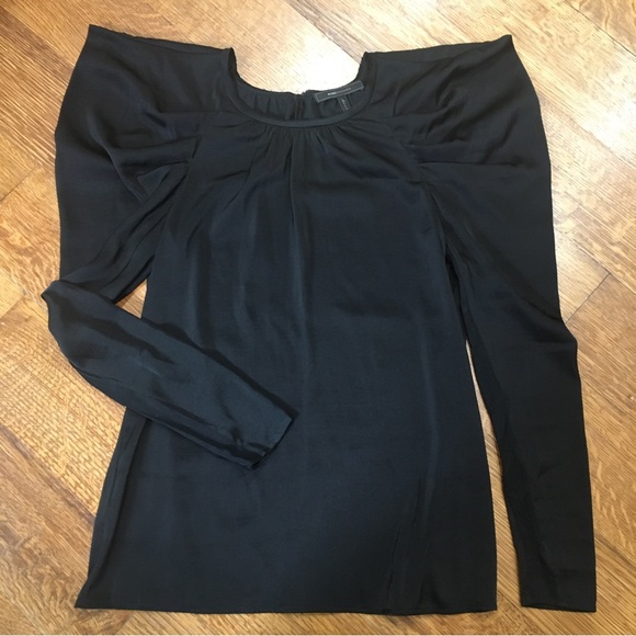 BCBGMaxAzria black blouse size Small - Picture 1 of 10